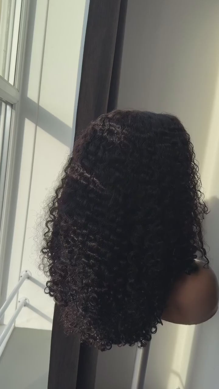 Glueless curly 5*5 top quality wig