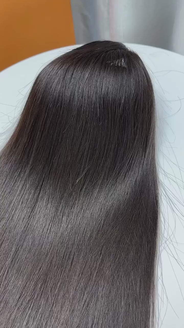 9×6 HD lace, easy-to-wear human-hair wig.